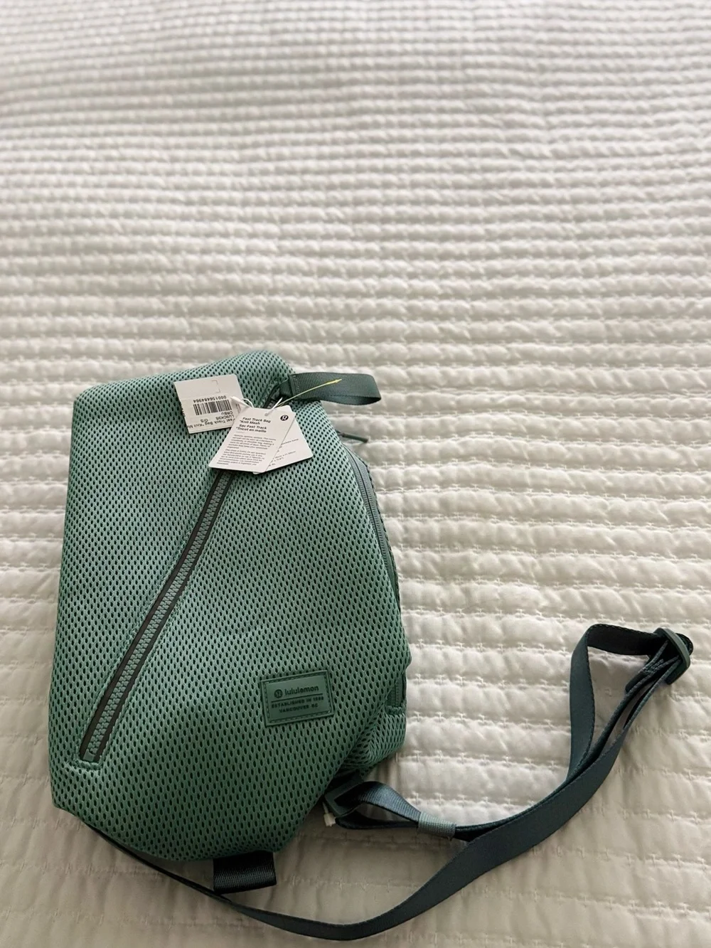 Lululemon Fast Track 2.0 backpack Teal Green Sling Bag 9lt NWT